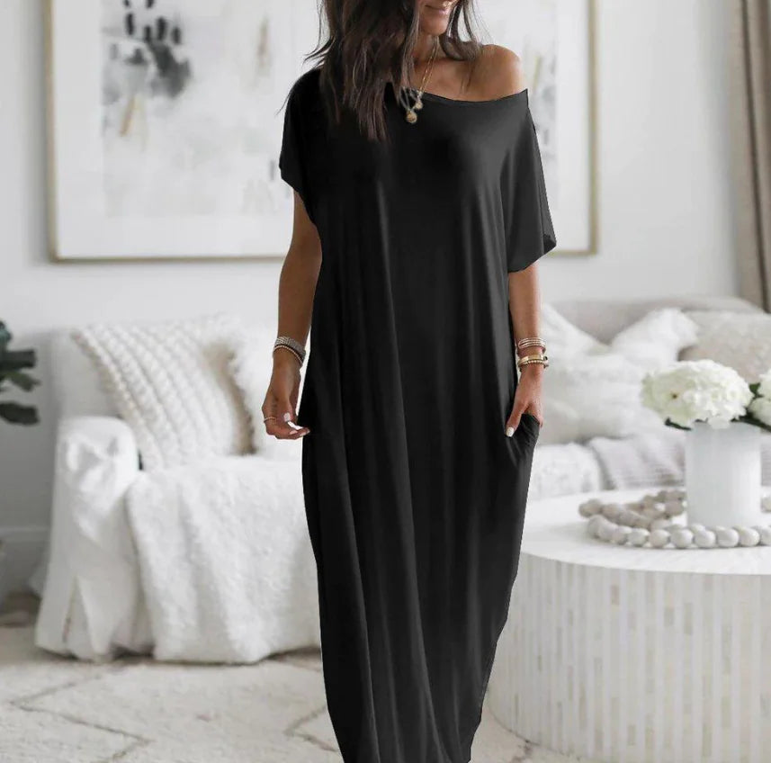 Women's Cotton Blend Long Dress