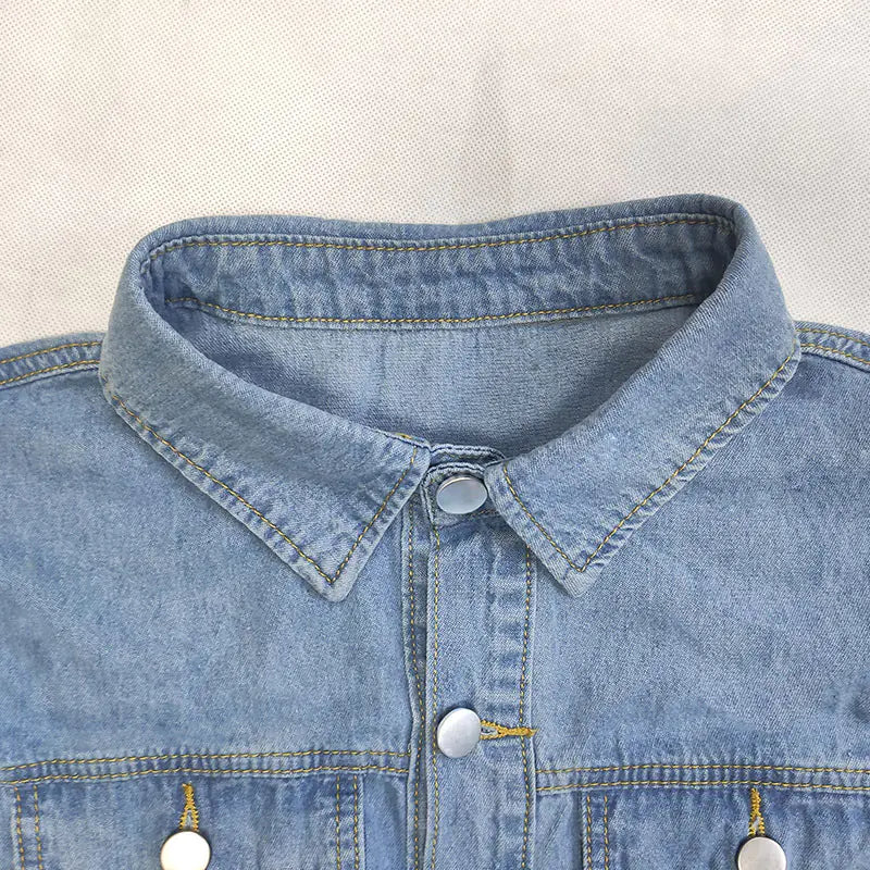 2024 Summer Women's Slim Fit Button-Up Dress